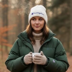 RARE Japan exclusive authentic champion beanie snow hat tuque